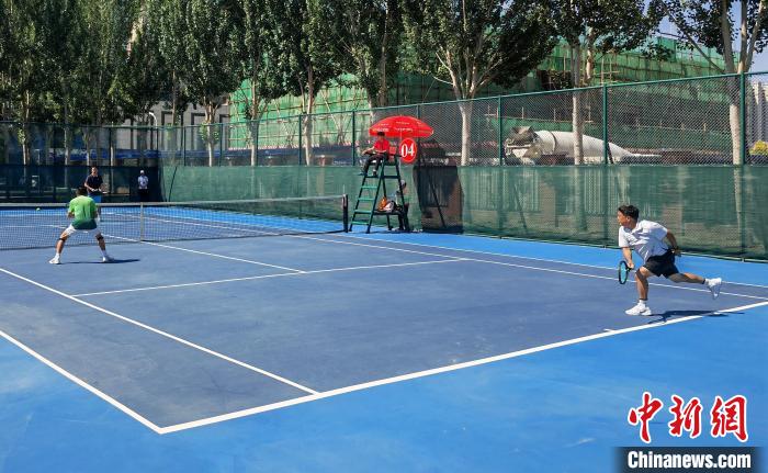 内蒙古通辽举行2024年全国老年人网球比赛开幕式
